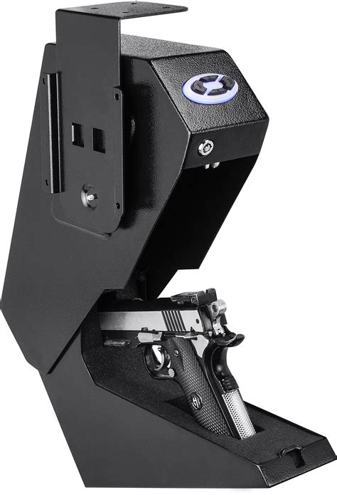 barska barska steel biometric pistol box quick access handgun safe|fireproof biometric gun safe.